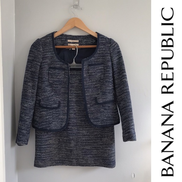 Banana Republic Dresses & Skirts - BANANA REPUBLIC Tweed Suit